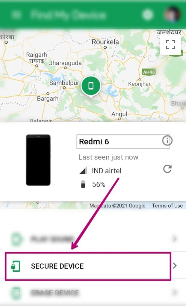 Device secure hona