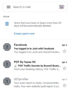 Spam message on Gmail ई-मेल भेजने और प्राप्त करने की प्रक्रिया, ईमेल भेजने की विधि , ईमेल भेजने और प्राप्त करने की प्रक्रिया को समझाइए, email bhejne ki prakriya, email karne ki prakriya, email sending and receiving process in hindi , email prapt karne ki prakriya, email bhejne ki vidhi, ई-मेल भेजने की प्रक्रिया , ईमेल निर्माण की प्रक्रिया,email meaning in hindi,
compose email meaning in hindi,

bhejna,

email in hindi,

email kaise kiya jata hai,

email se aap kya samajhte hain,

email lekhan format,

ई मेल पर भेजो,

email kaise karte hain,
