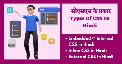 Types Of CSS In Hindi
